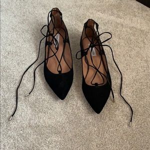 Steve Madden Lecrew lace up flats